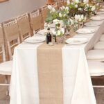 Chemin de table lin bapteme 1