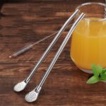 Paille cuillere inox 1